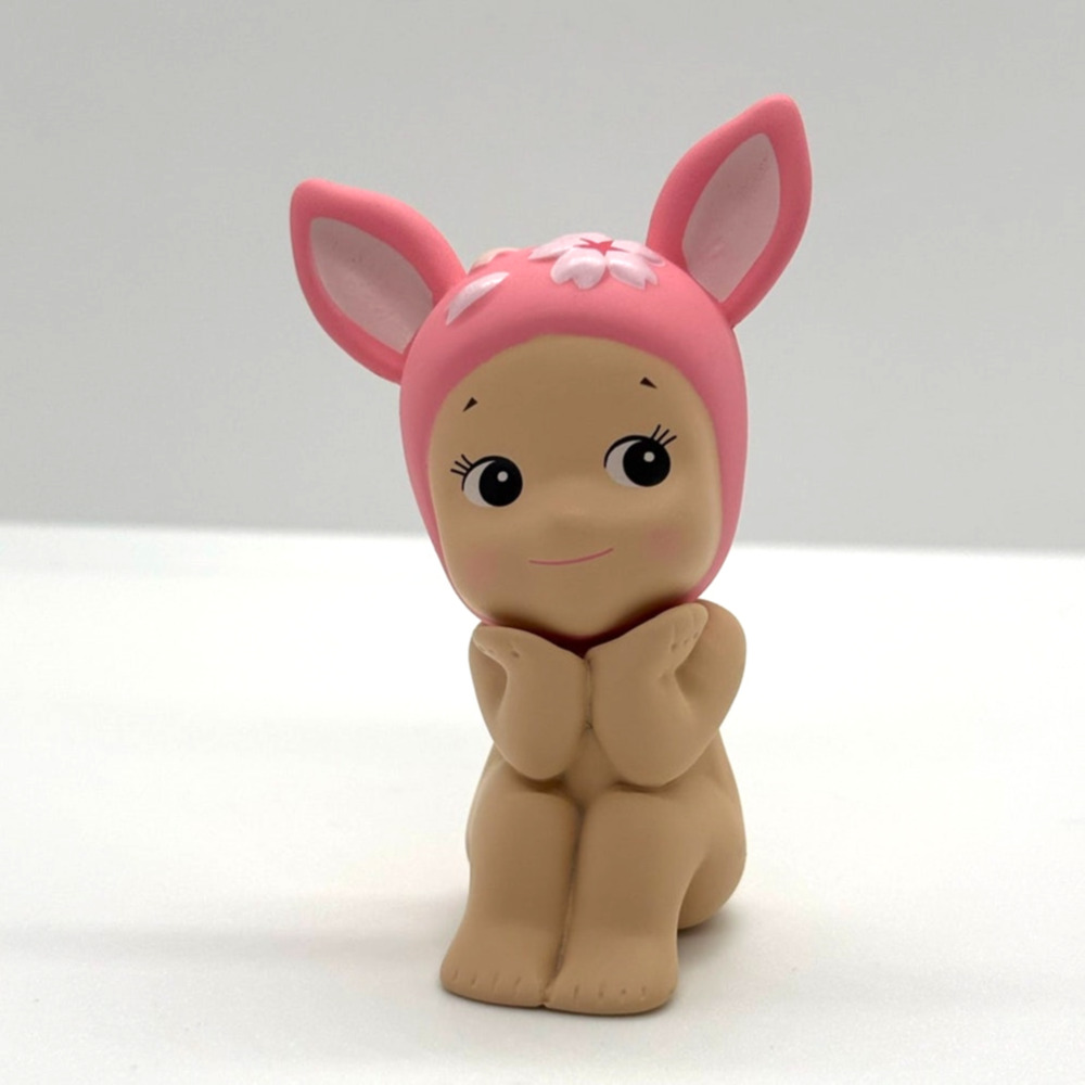 New Unbranded Kewpie/Angel Mini Figure, Sitting Fawn Costume, Open Box - New